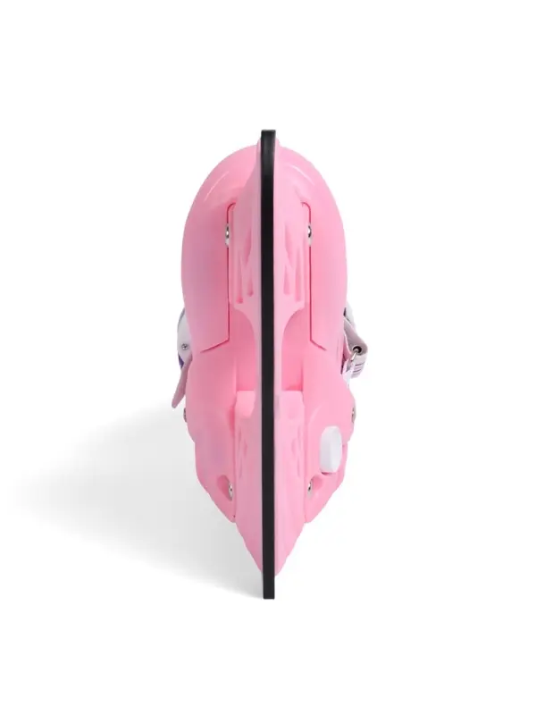 Коньки детские раздвижные BlackAqua, р. 34-37, для фитнеса, розовые