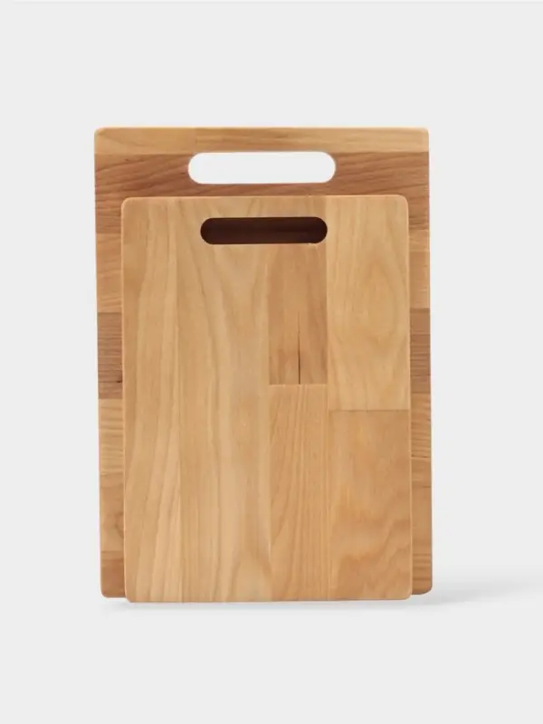 Набор разделочных досок, 2 шт., 24&times;17 см, 20.5&times;14.5 см, дерево берёза, пропитаны минеральным маслом