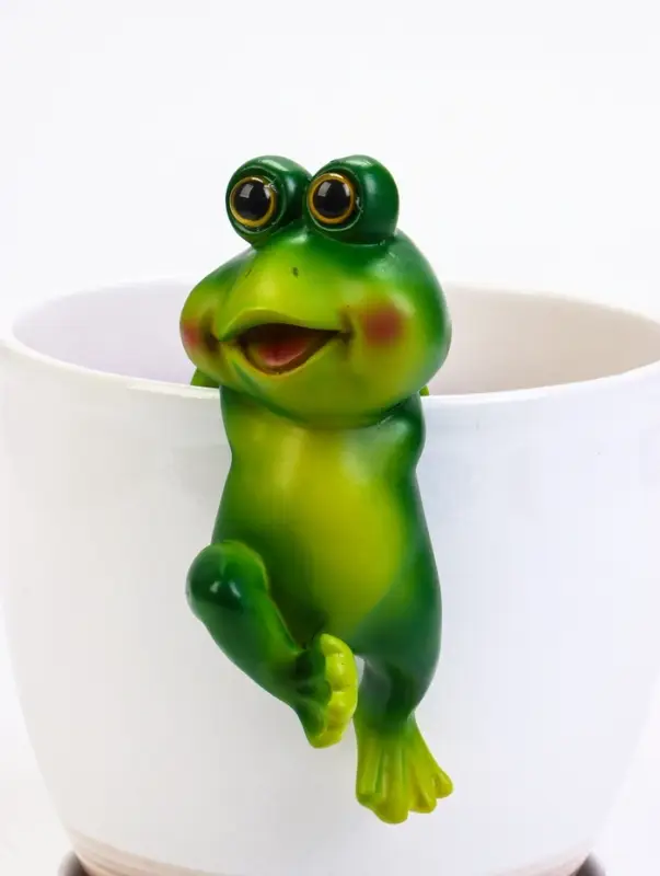 Фигурка для флорариума TAKE IT EASY &laquo;Лягушка Бряк&raquo;, декор на кашпо, 10&times;8&times;19 см