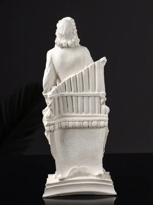 Фигура  Фигура "Бах" 20х7х5 см , белый с позолотой