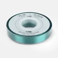 Лента атласная TEIRA, двухсторонняя, 15 мм, 25&plusmn;1 м, зелёная №0589