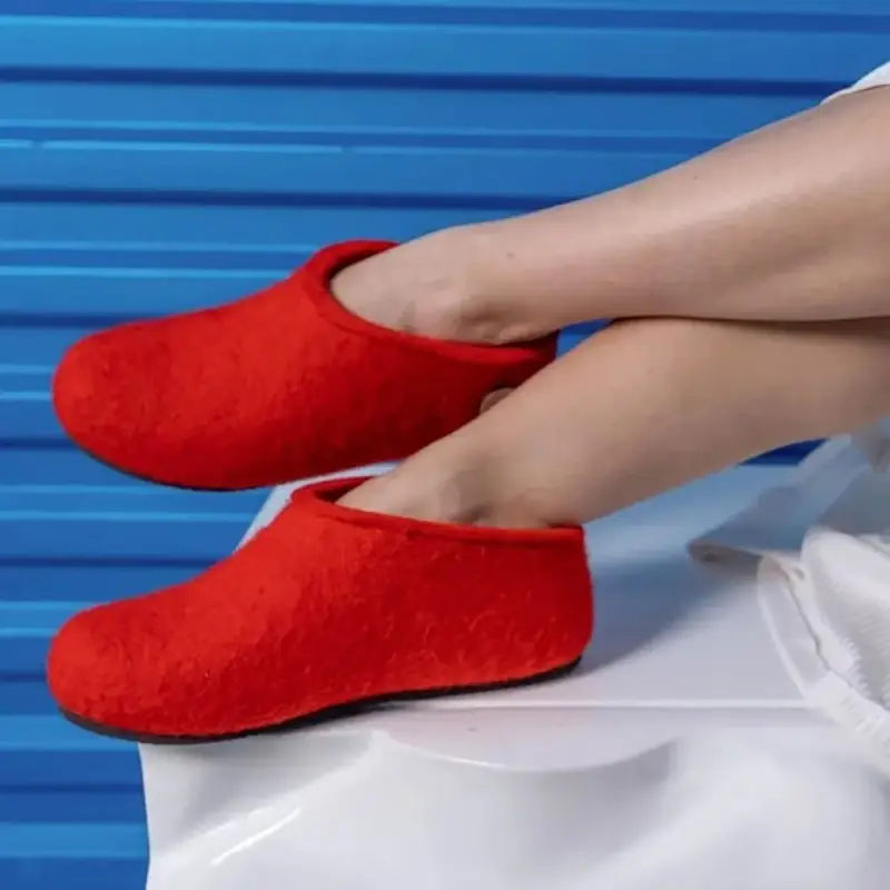 Домашние валенки Cant, красные, размер 35 Домашние валенки Cant, красные, размер 35