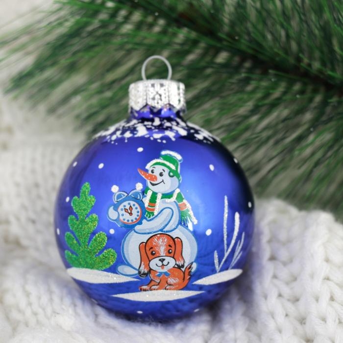 Шар Шар "Новогодний " d-6 см, микс