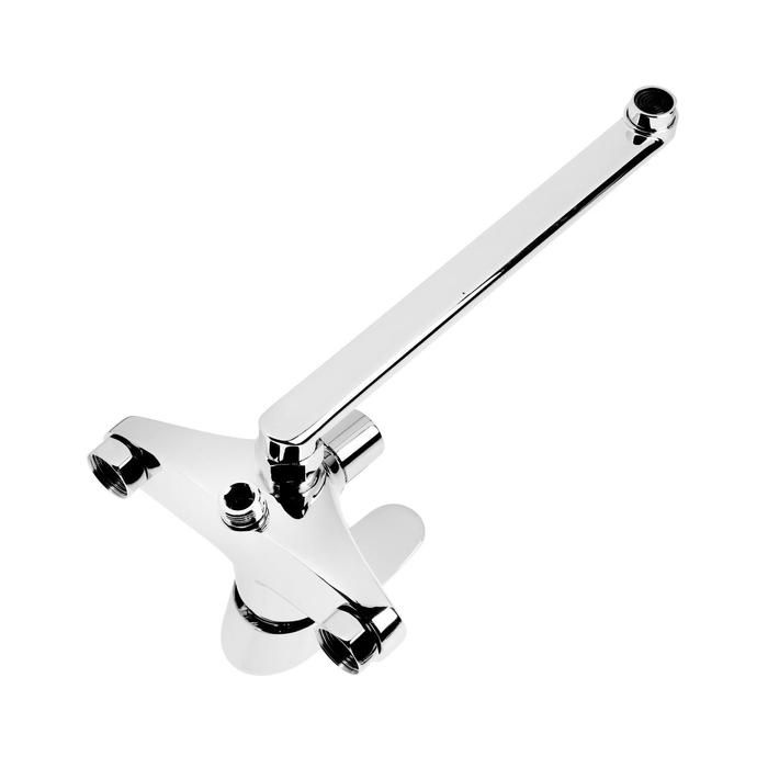 Cмеситель для ванны Accoona A87105, однорычажный, излив 300 мм, силумин, хром