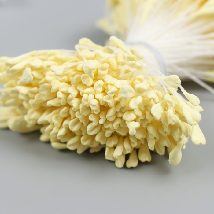 Тычинки для цветов Тычинки для цветов "Светло-жёлтый" набор 360 шт длина 6 см