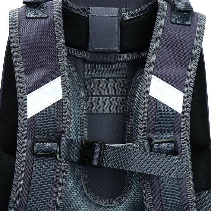 Рюкзак каркасный школьный 38 х 30 х 16 см, эргономичная спинка, Stavia Рюкзак каркасный школьный 38 х 30 х 16 см, эргономичная спинка, Stavia "Авто", коричневый