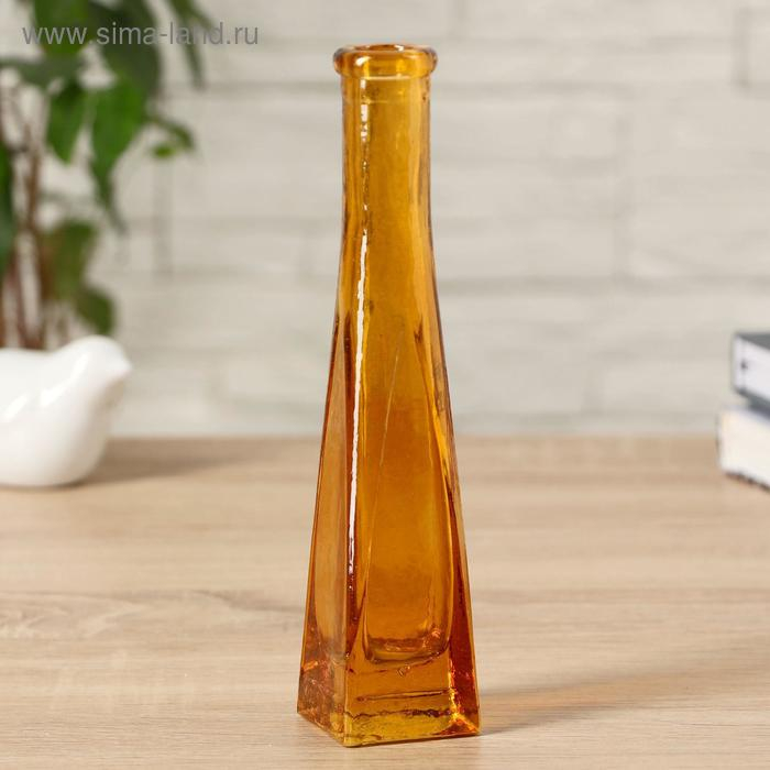 Ваза Ваза "Стрелки" прозрачная 20х4,3х4,3 см 0,1 л, микс