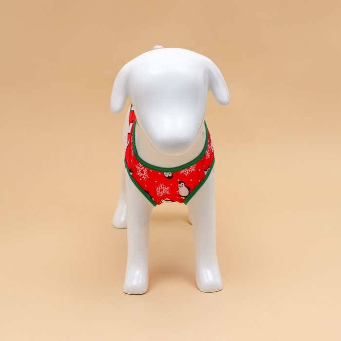 Новый год. Майка  Новый год. Майка "Новогодние ночь", размер 2XL (ДС 42, ОШ 34, ОГ 48 см), красная