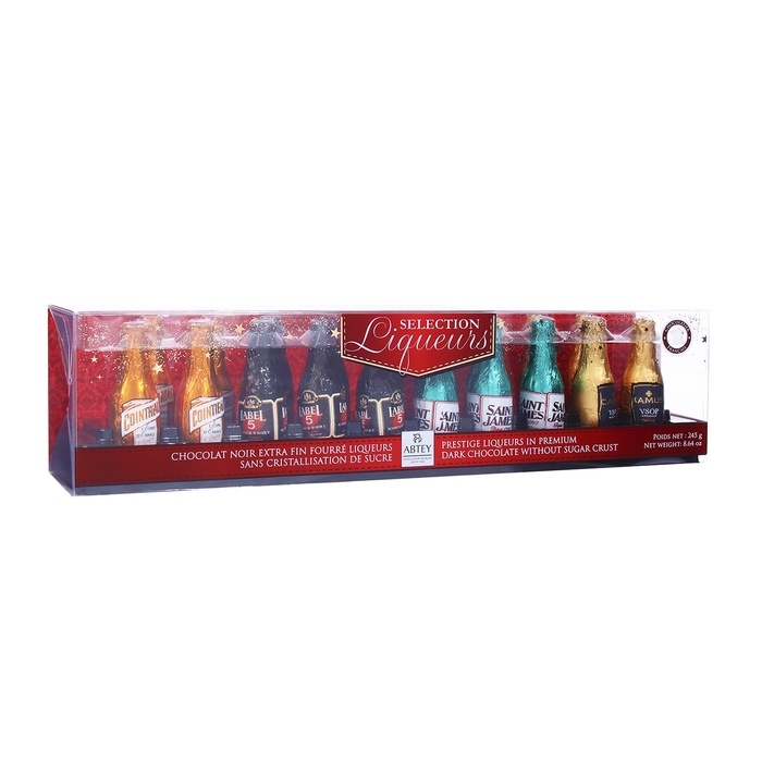 Новый год. Шоколад фигурный REGLETTE Новый год. Шоколад фигурный REGLETTE "SELECTION LIQUEURS, с ликёром, 13 г