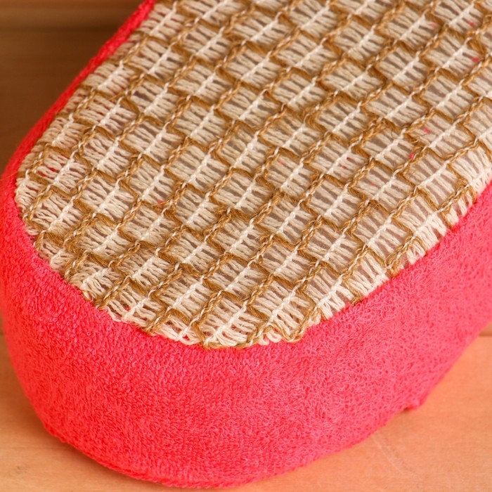 Мочалка банная Мочалка банная "Объемный овал", крапива