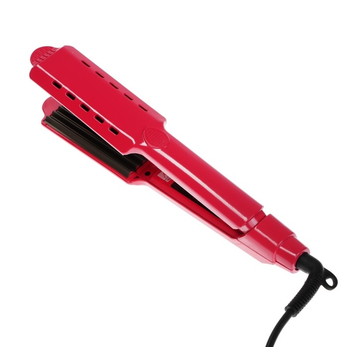 Щипцы-гофре Luazon LW-12, 35 Вт, керамическое покрытие, 40х110 мм, 220 °C, красные Щипцы-гофре Luazon LW-12, 35 Вт, керамическое покрытие, 40х110 мм, 220 °C, красные