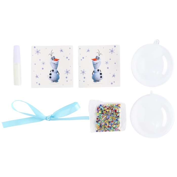 Новый год. Набор для творчества  Новый год. Набор для творчества "Елочный шар" 9 см, Холодное сердце