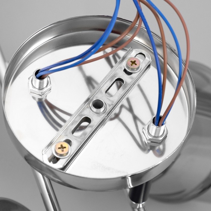 Люстра Люстра "Эрион" 4хЕ27 40Вт хром 60х26 см