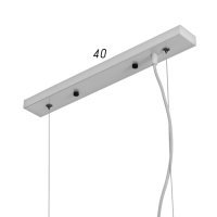 Светильник BayerLux 69931/4 LED 96Вт бело-серый 72х18х5,5-105 см
