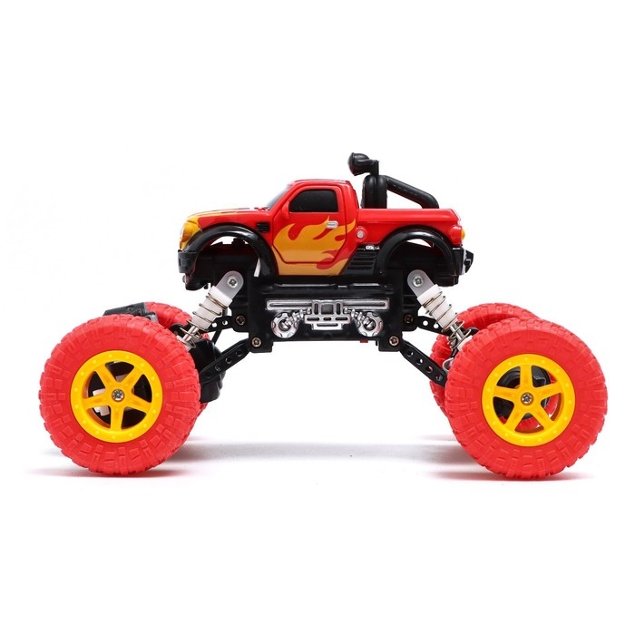Джип радиоуправляемый «Краулер», работает от аккумулятора, цвет красный Джип радиоуправляемый «Краулер», работает от аккумулятора, цвет красный