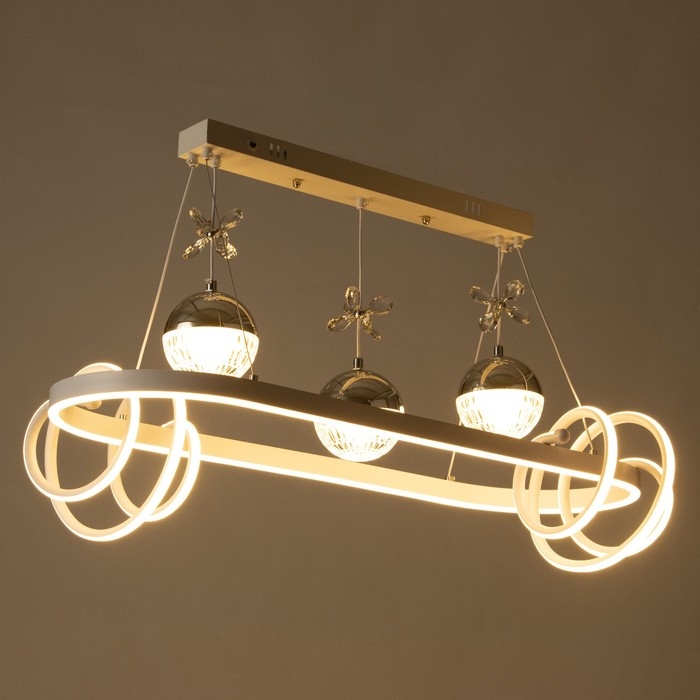 Светильник с ПДУ Светильник с ПДУ "Фиора" LED 120Вт 3000-6000К белый 62х33х15-115 см