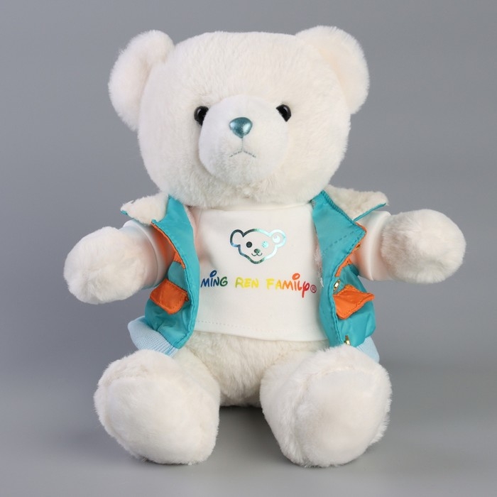 Мягкая игрушка Little Friend, мишка в голубой курточке, 23 см Мягкая игрушка Little Friend, мишка в голубой курточке, 23 см