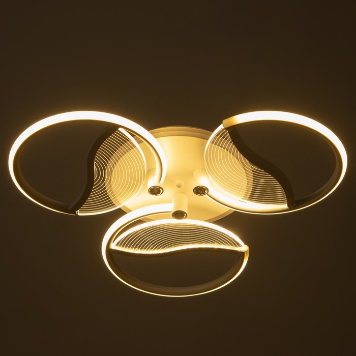 Люстра Люстра "Анита" 3хLED 90Вт 3000-6000К RGB белый 60х60х8см