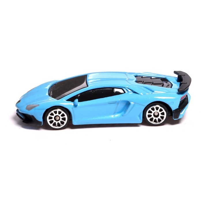 Машина металлическая LAMBORGHINI AVENTADOR LP750-4 SV, 1:64, цвет голубой Машина металлическая LAMBORGHINI AVENTADOR LP750-4 SV, 1:64, цвет голубой