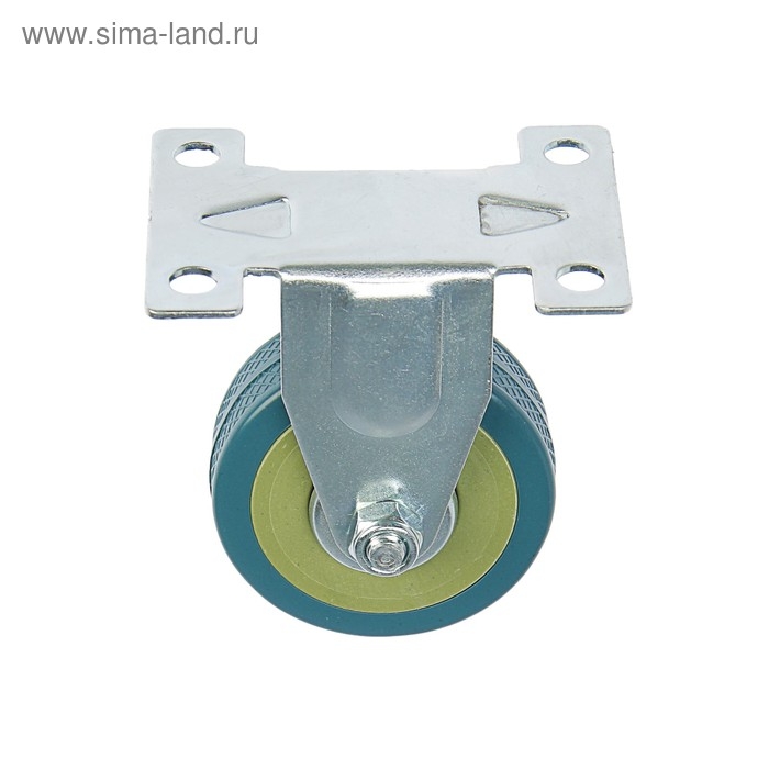 Колесо мебельное, d=50 мм, не поворотное, без тормоза, серое Колесо мебельное, d=50 мм, не поворотное, без тормоза, серое