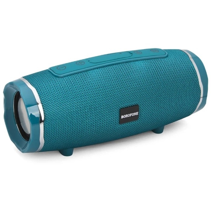 Портативная колонка Borofone BR3 Rich, 10 Вт, BT5.0, microSD, USB, 1200 мАч, бирюзовый Портативная колонка Borofone BR3 Rich, 10 Вт, BT5.0, microSD, USB, 1200 мАч, бирюзовый