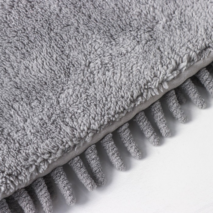 Насадка для плоской двусторонней швабры Доляна, 40×14 см, микрофибра, букли, цвет МИКС Насадка для плоской двусторонней швабры Доляна, 40×14 см, микрофибра, букли, цвет МИКС