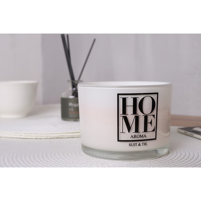 Свеча ароматическая  Свеча ароматическая "Home", Бай Байхэ, 11,8*8 см