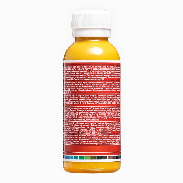 Колер № 02  Колер № 02 "Палитра" золотисто-жёлтая 0,1 л