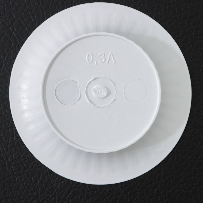 Горшок с поддоном «Ангара», 300 мл, цвет белый Горшок с поддоном «Ангара», 300 мл, цвет белый