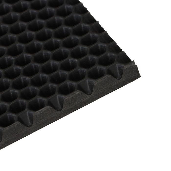 Коврик eva универсальный Grand Caratt, Соты 46 х 66 см, черный Коврик eva универсальный Grand Caratt, Соты 46 х 66 см, черный