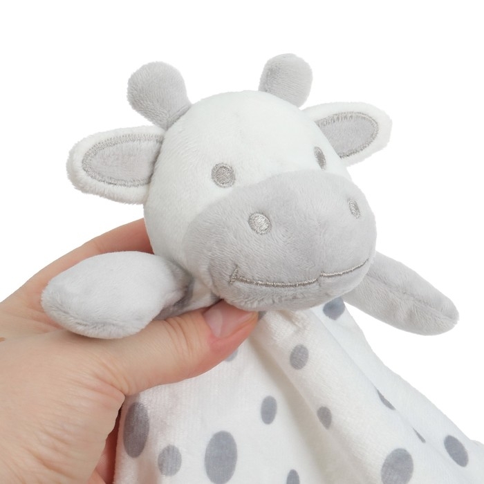 Комфортер - игрушка «Коровка», погремушка, цвет белый, Крошка Я Комфортер - игрушка «Коровка», погремушка, цвет белый, Крошка Я