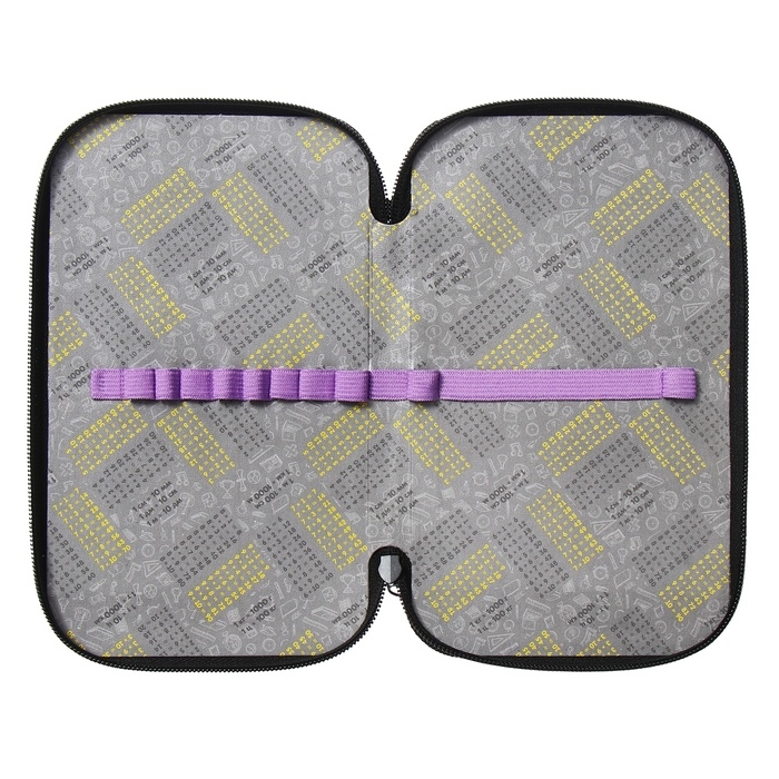 Пенал 2 секции, 125 х 205 х 40 мм, Calligrata 30П26/2 Пенал 2 секции, 125 х 205 х 40 мм, Calligrata 30П26/2 "Корея", ламинированный картон