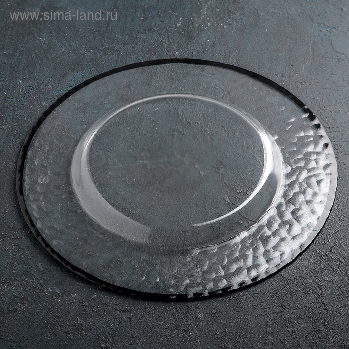 Тарелка подстановочная «Фишер», d=35 см, цвет обводки чёрный Тарелка подстановочная «Фишер», d=35 см, цвет обводки чёрный