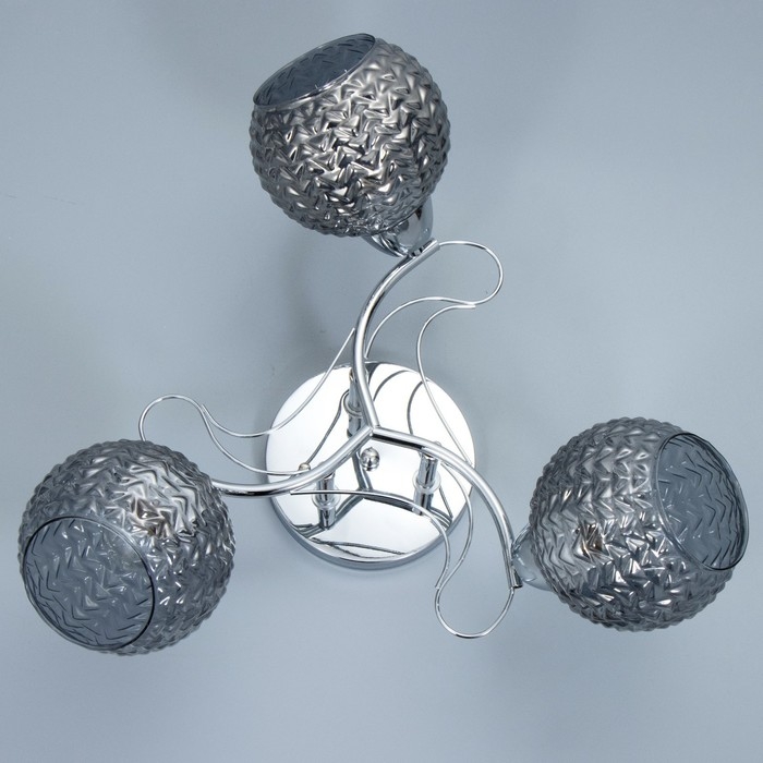 Люстра Люстра "Эрион" 3хЕ27 40Вт хром 50х50х24 см BayerLux