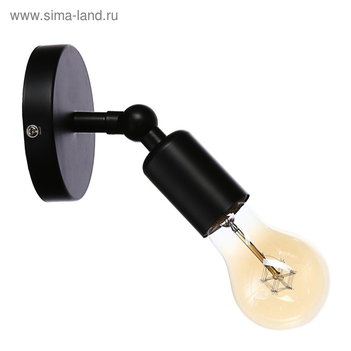 Бра Бра"Миява" 1х40Вт Е27 черный 9х10х13 см