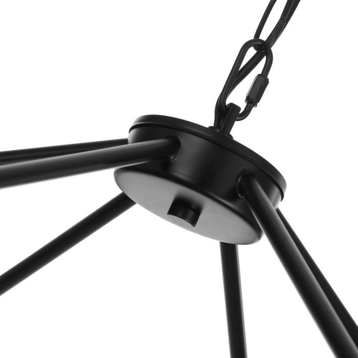 Люстра "Палетто" 6хЕ27 40Вт черный 70х66х36-80см BayerLux