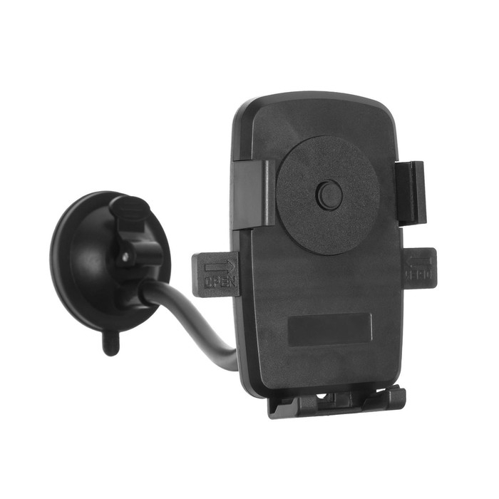 Держатель телефона CARTAGE, на гибкой штанге, раздвижной 5.5 - 8.5 см, цвет черный Держатель телефона CARTAGE, на гибкой штанге, раздвижной 5.5 - 8.5 см, цвет черный