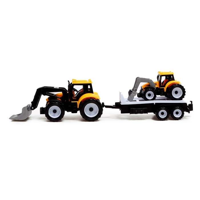 Трактор инерционный «Фермер», с прицепом и трактором Трактор инерционный «Фермер», с прицепом и трактором