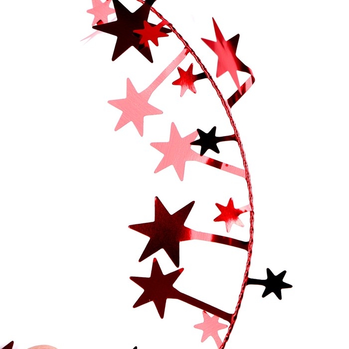 Новый год! Проволока для поделок и декора «Звёздочка» длина — 5 метров, цвет красный