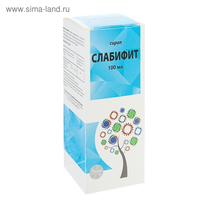 Сироп «Слабифит», при запорах, 100 мл Сироп «Слабифит», при запорах, 100 мл