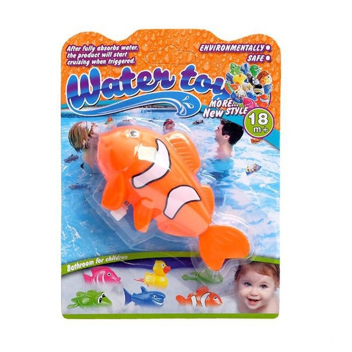 Водоплавающая игрушка &laquo;Рыбка клоун&raquo;, заводная