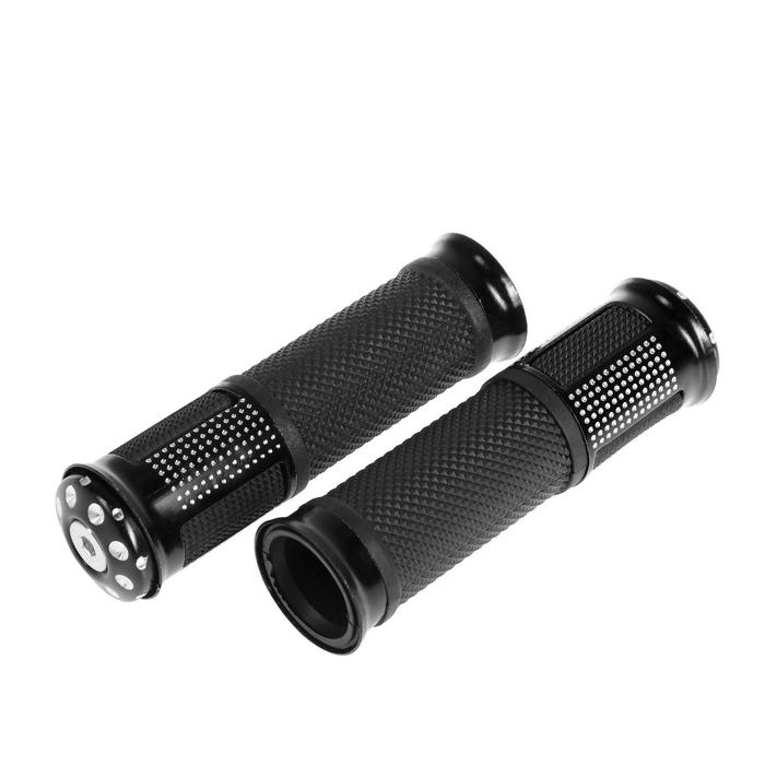 Грипсы универсальные, противоскользящие 22 х130 мм, набор 2 шт, цвет черный Грипсы универсальные, противоскользящие 22 х130 мм, набор 2 шт, цвет черный