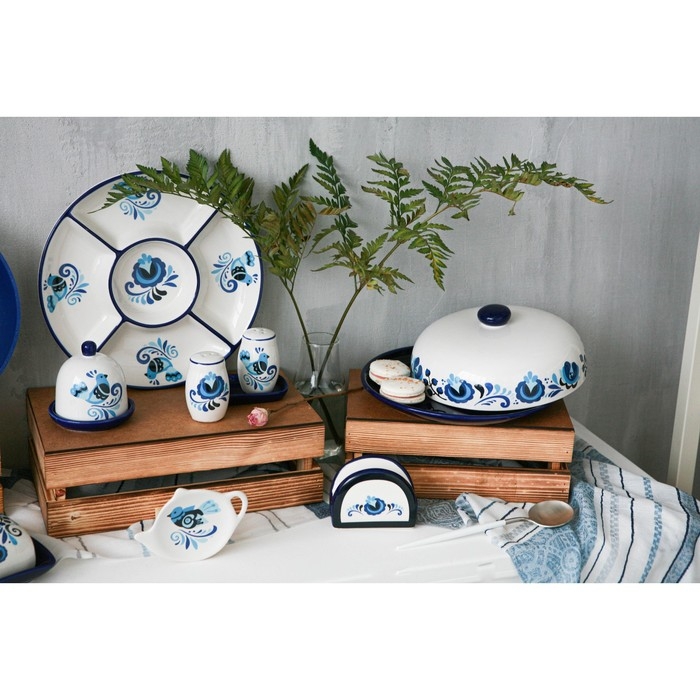 Набор для специй Доляна «Свиристель», 2 предмета: солонка, перечница, 130 мл Набор для специй Доляна «Свиристель», 2 предмета: солонка, перечница, 130 мл