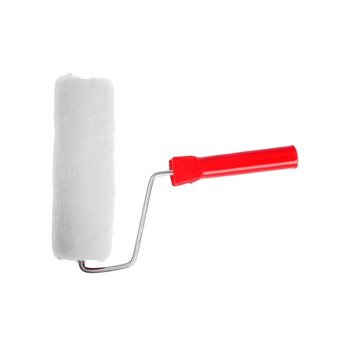 Валик ЛОМ, натуральный мех, 200 мм, рукоятка d=6 мм, D=50 мм, ворс 12 мм Валик ЛОМ, натуральный мех, 200 мм, рукоятка d=6 мм, D=50 мм, ворс 12 мм