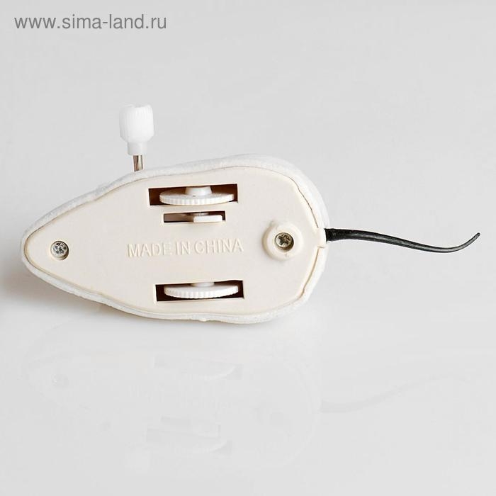 Мышь заводная, 7 см, белая Мышь заводная, 7 см, белая