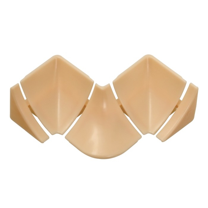 Набор комплектующих к плинтусу для столешницы Набор комплектующих к плинтусу для столешницы "Идеал" Слоновая кость Глянцевая