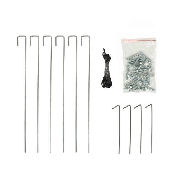 Теплица, 3,7 × 2,45 × 2,1 м, оцинкованный металл, профиль d = 25 мм, чехол из спанбонда 90 г/м² Теплица, 3,7 × 2,45 × 2,1 м, оцинкованный металл, профиль d = 25 мм, чехол из спанбонда 90 г/м²