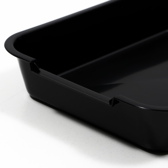 Туалет средний без сетки 36 х 26 х 6,5 см, чёрный Туалет средний без сетки 36 х 26 х 6,5 см, чёрный