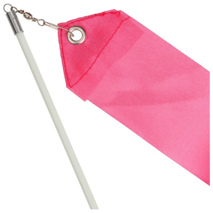 Лента для художественной гимнастики с палочкой Grace Dance, 2 м, цвет розовый Лента для художественной гимнастики с палочкой Grace Dance, 2 м, цвет розовый