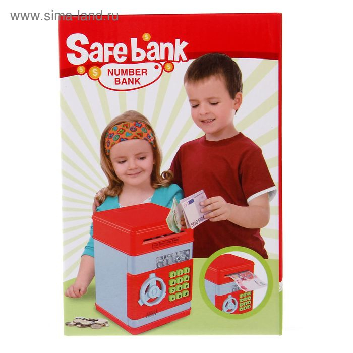Сейф игрушечный со звуковыми эффектами Сейф игрушечный со звуковыми эффектами